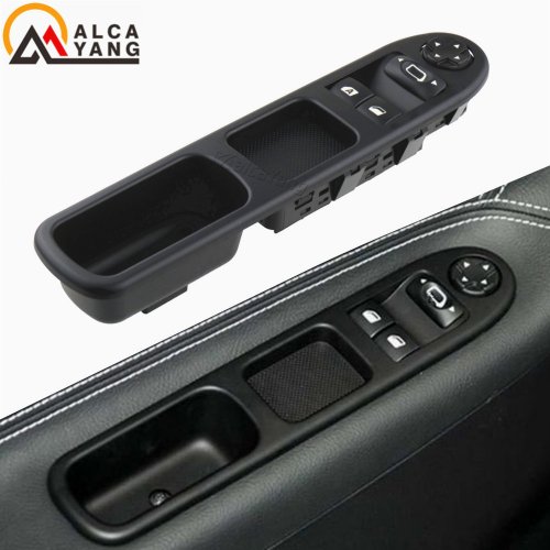 Immagine di Interruttore Alzacristallo Elettrico Master Control 6554 QC per Peugeot 207, Citroën C3 Picasso (2007-2014) - Ricambio Originale e di Alta Qualità