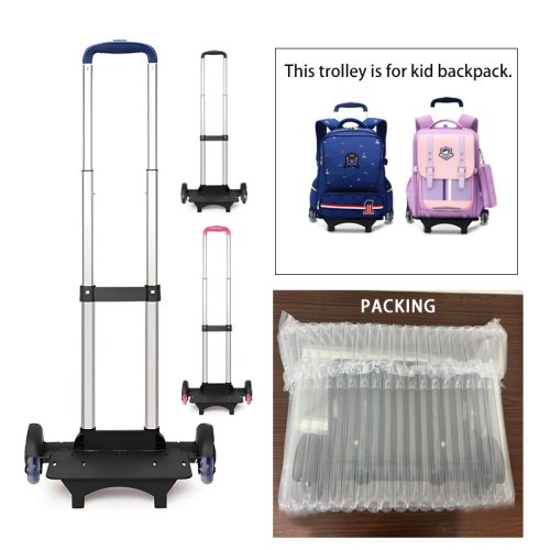 Immagine di Zaino con Ruote per Bambini - Trolley Scuola con Asta Espandibile e Design Moderno, Ideale per Bambini in Età Scolastica