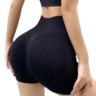 Image de Shorts de Sport Femme Taille Haute - Push-Up & Élastiques