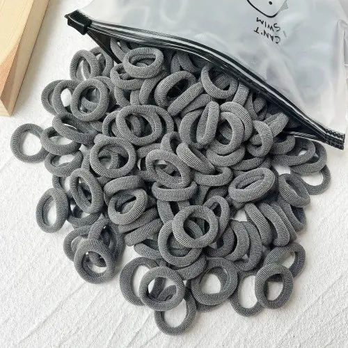 Image de Scrunchies Enfants - 50 pcs Élastiques Doux pour Cheveux