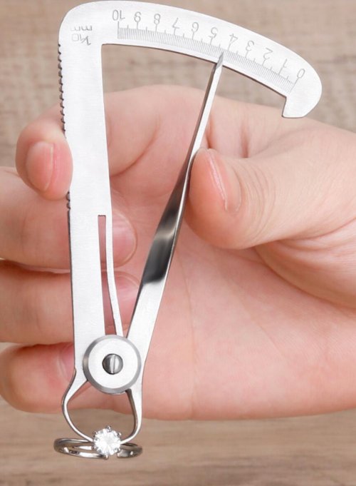 Immagine di Calibro Interno in Acciaio Inossidabile da 0 a 10 mm – Strumento di Misurazione Preciso per Gioielli e Diamanti