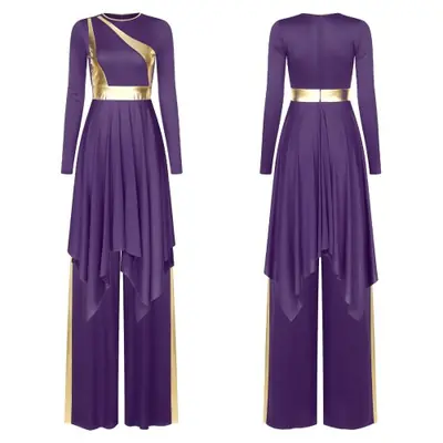 Image de Robe de Danse Liturgique Brillante pour Femmes