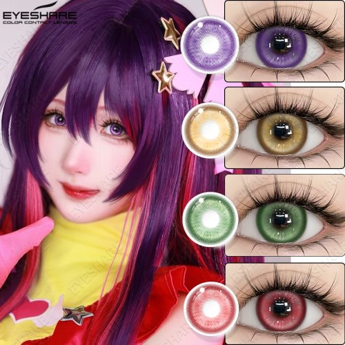 Afbeelding van EYESHARE MADRID Serie Gekleurde Contactlenzen Voor Ogen Paarse Lenzen Crazy Halloween Anime Accessoires Schoonheid Leerlingen Leuke Lens