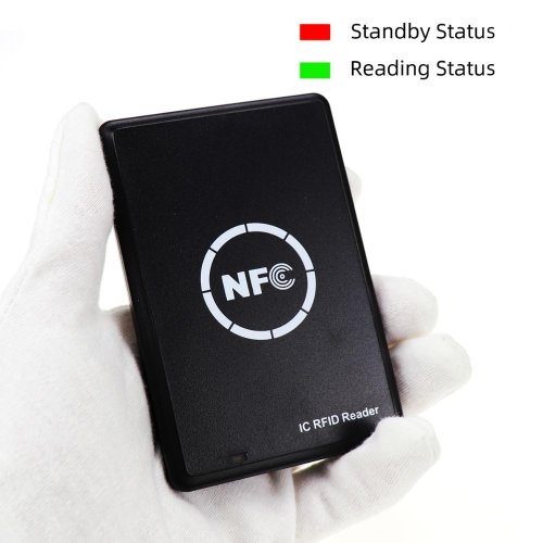 Afbeelding van NFC Kaartlezer en -schrijver met RFID Kopieerfunctie – USB Programmeur voor S50 Mifare Tags en Sleutelhangers (13,56 MHz, ISO14443A)