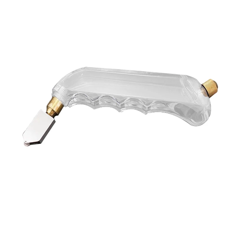 Immagine di Tagliavetro Professionale a Pistola con Lama Diamantata - Utensile da Taglio per Piastrelle in Ceramica e Mosaico, Lubrificato con Carburo Cementato