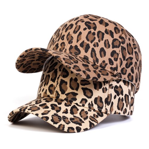 Imagen de Gorra de Béisbol Unisex con Estampado de Leopardo, Diseño Casual Ajustable para Primavera y Otoño, Protección Solar Ideal para Actividades al Aire Libre