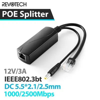 Image de Répartiteur PoE 12V 3A - Alimentation Ethernet 2.5Gbps
