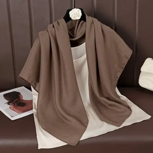 Image de Foulard Carré Doux 90x90 cm - Coton & Lin