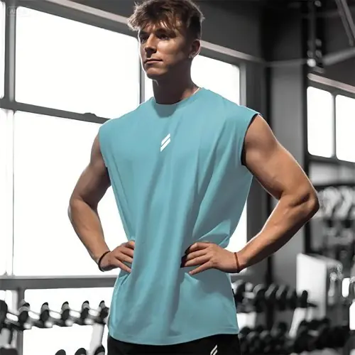 Image de Débardeur Fitness Homme Respirant & Séchage Rapide