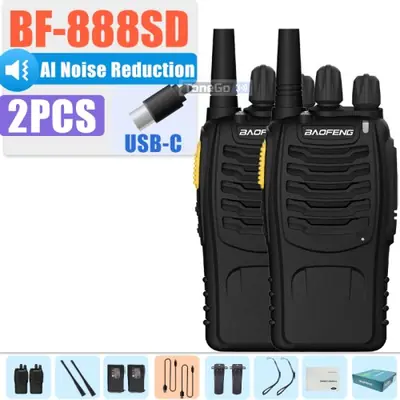 Image de Baofeng BF-888SD - Talkie-Walkie UHF avec Réduction du Bruit et Appels Chiffrés