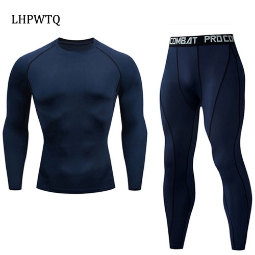 Image of Men's Quick-Dry Thermal Underwear Set – Compression Sport Suit for Running, Basketball, Gym, Fitness & Jogging