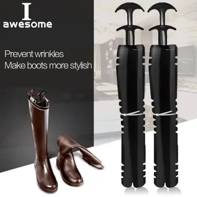 Image de Support à Bottes Longues - Rangement Pratique & Élégant