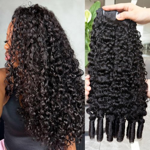 Afbeelding van Krullend Birmese Haar Extensions - Natuurlijk & Volumineus