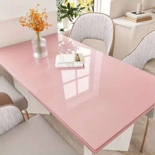 Glanzend roze