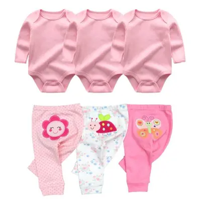 Image de Ensemble Bébé 8 Pièces Coton - Automne 0-12 Mois
