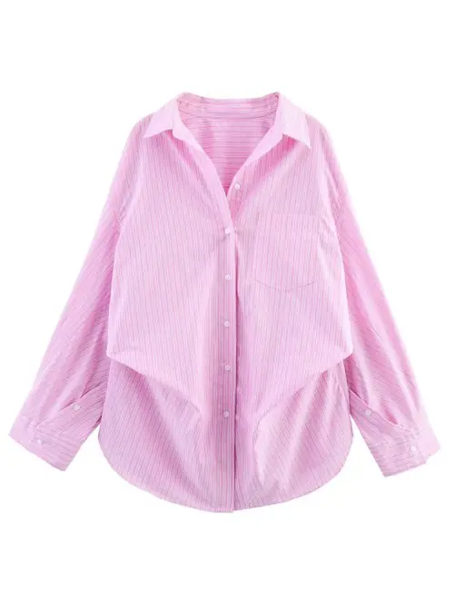 Image de Chemise ample à rayures - Style élégant & confortable