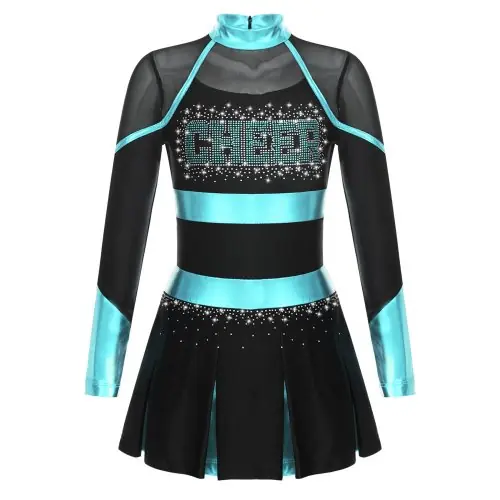 Image de Costume de Cheerleader Brillant pour Filles