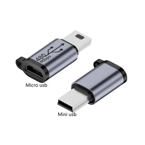 Image de Adaptateur USB Type-C vers Micro-USB et Mini-USB