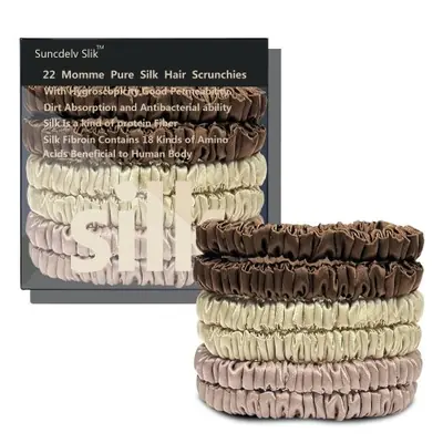 Image de Chouchou en Soie Pure - Bandeau Élégant pour Cheveux