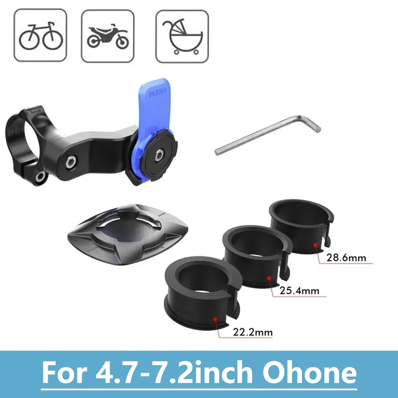 Immagine di Supporto per telefono per bici da moto Supporto regolabile Staffa di montaggio per manubrio per bicicletta da moto per iPhone 14 13 12 Samsung Xiaomi LG