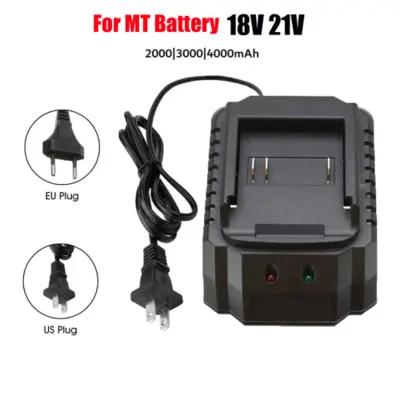 Image de Chargeur Batterie 18V/21V - Compatible avec Perceuse, Clé et Meuleuse