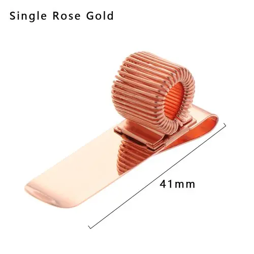 Singolo rosa oro