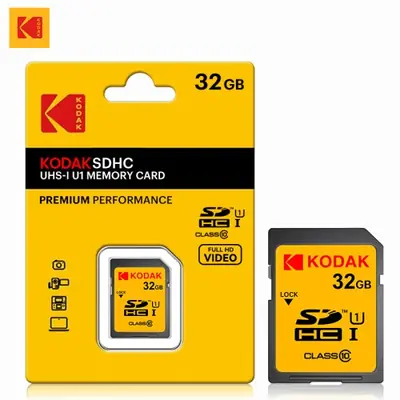 Image de Carte Mémoire SDHC/SDXC Classe 10 - 32GB, 64GB, 128GB - Haute Vitesse