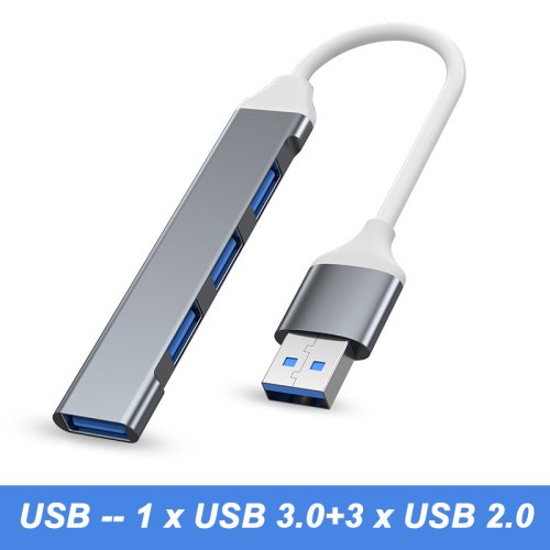 Zdjęcie 4 Port Multi Splitter USB 3.0 Hub Hub USB typu C Adapter do stacji dokującej OTG typ C huaomi Huawei Macbook Pro USB 2.0