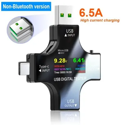Image de Testeur USB-C PD : Voltmètre, Ampèremètre et Capacimètre 8A