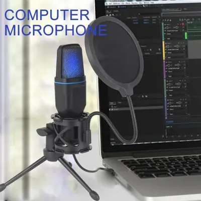 Image de Microphone USB RVB Pro pour Streaming & Podcast