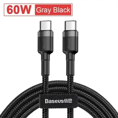 Image de Câble USB-C 100W Rapide Baseus pour iPhone, MacBook, Xiaomi, Samsung