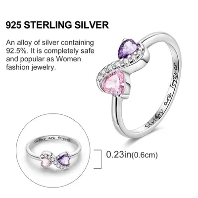 Image de Bague d'Amour Infini en Argent Sterling 925