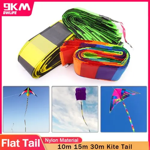 Image de Queue de cerf-volant arc-en-ciel 9m-30m - Accessoire pour delta