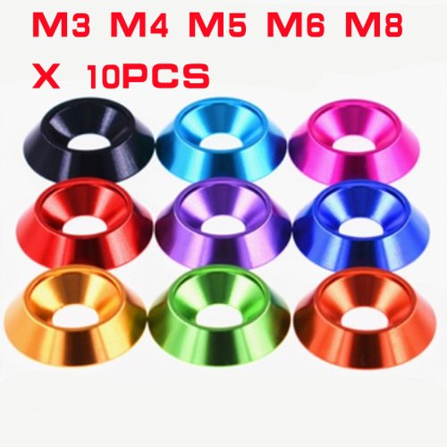 Imagen de Tornillos Decorativos de Aluminio Coloridos - Pack de 10 Uds