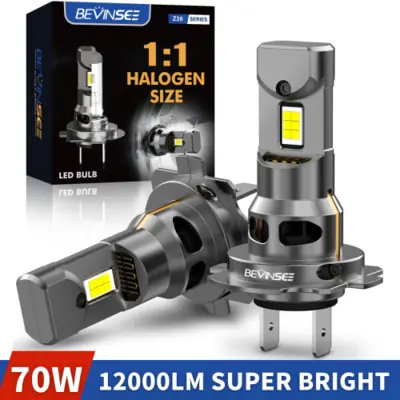 Image de Ampoules LED H4/H1/H11 70W 12000LM - Plug & Play pour Voiture