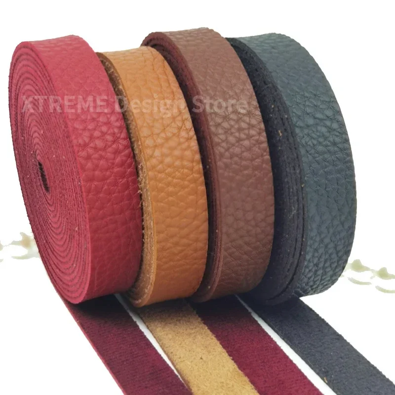 Immagine di Cinghie Artigianali in Pelle - Strisce Robuste per Accessori Fai Da Te