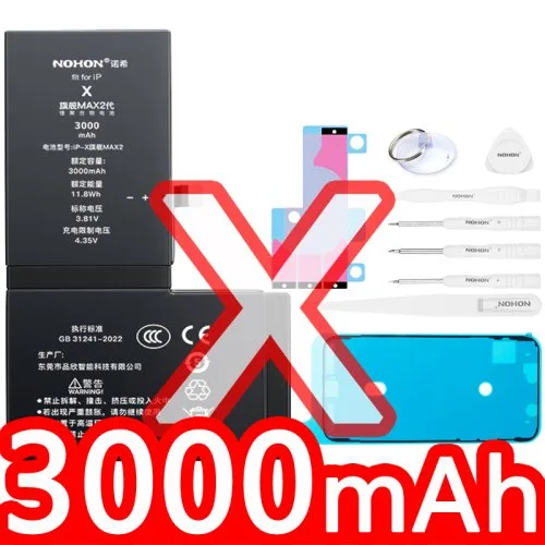 For X 3000mAh