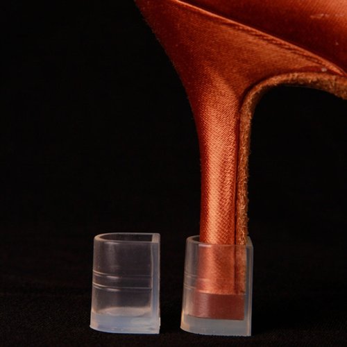 Immagine di Copriscarpe Antiscivolo in Pelle per Danza Standard e Latino – 2 Paia in Confezione, Protezione Ideale per Scarpe da Ballo