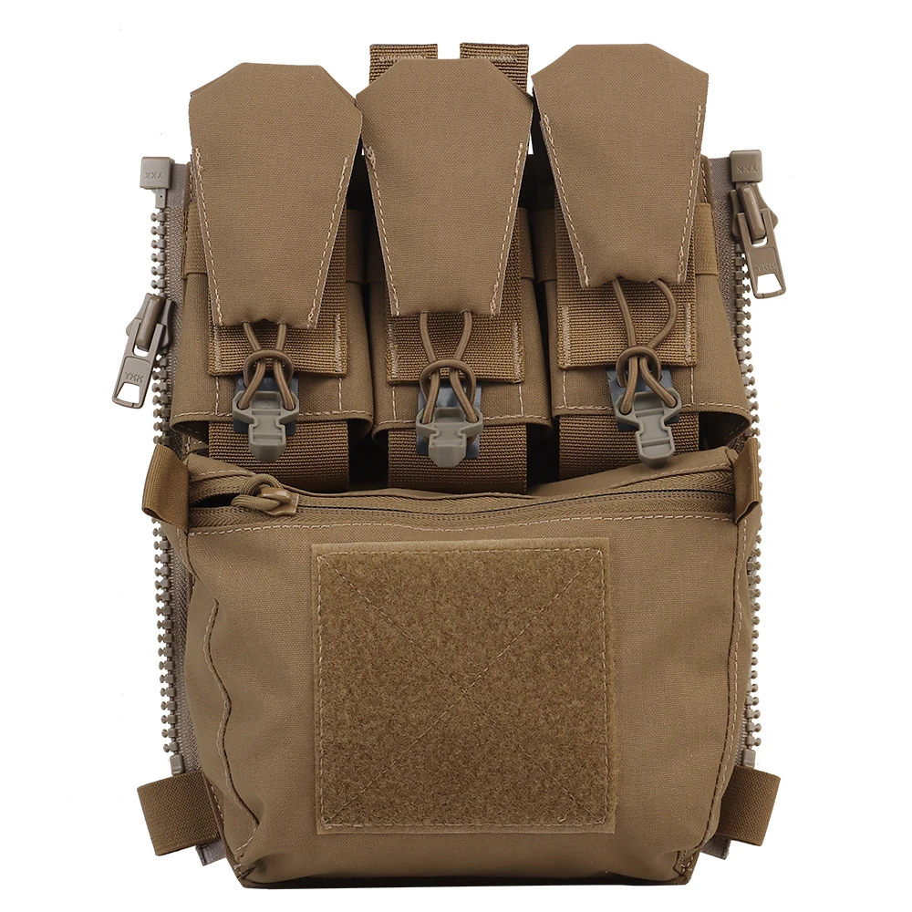 Imagen de Chaleco Deportivo V5 FCPC con Panel Trasero y Cremallera, Bolsa de Expansión para Airsoft, Triple Compartimento y Soporte para Placa Táctica