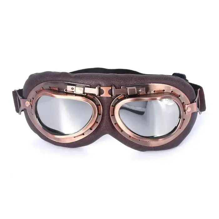 Image de Lunettes Moto Rétro Vintage - Style Harley & Steampunk