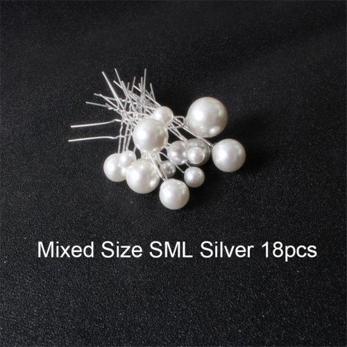 Mix argento 18pcs