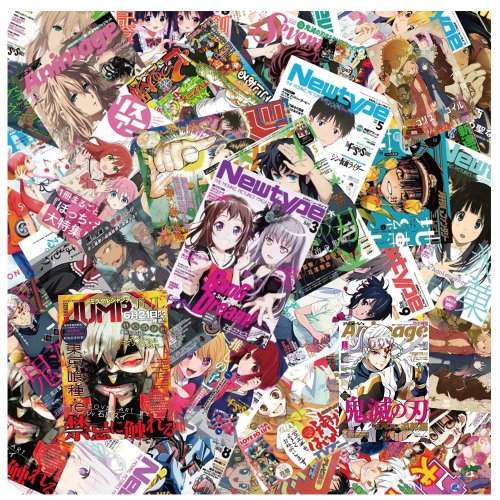 Afbeelding van 10, 30 of 60 stuks gemengde anime posters stickers - Cartoon sticker voor telefoon, skateboard, bagage en meer - Cool graffiti decals voor jongeren en fans