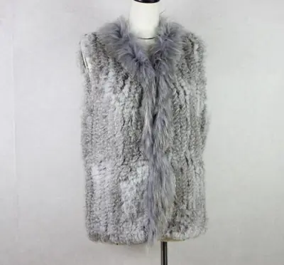 Image de Gilet en Fourrure Naturelle pour Femme - Élégant & Chaud