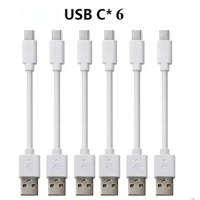 Image de Câble de Charge USB-C & Micro-USB 25cm - Pack de 6