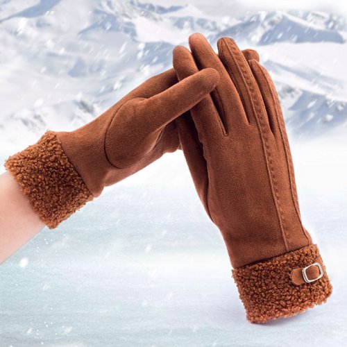 Imagen de Guantes de Invierno Cálidos para Mujer con Pantalla Táctil