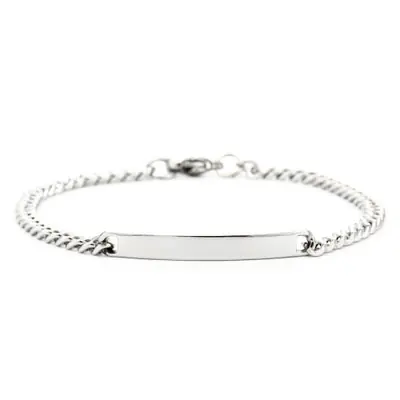 Image de Bracelet Personnalisé Acier Inoxydable - Gravure Nom & Logo