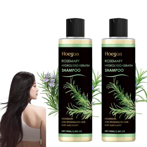Afbeelding van Natuurlijke Rozemarijn Shampoo met Kalmerende & Verzorgende Werking voor Gevoelige Hoofdhuid en Versterkt Haar