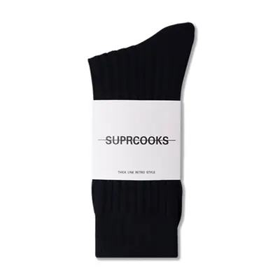 Image de Chaussettes Colorées en Coton Pur - Style Rétro & Confort Hivernal