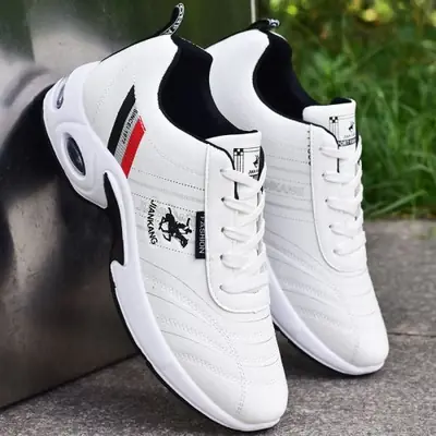 Image de Baskets Hommes Respirantes avec Coussin d'Air - Style Sportif & Confort
