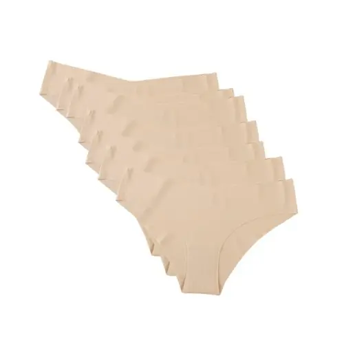 Image de Ensemble de 7 Culottes Sexy Sans Couture - Taille Basse & Invisible